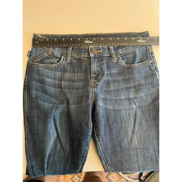 Rock & Republic Sz 4 Emo Style Skinny Jeans Medium Dark Wash EUC - Picture 5 of 9